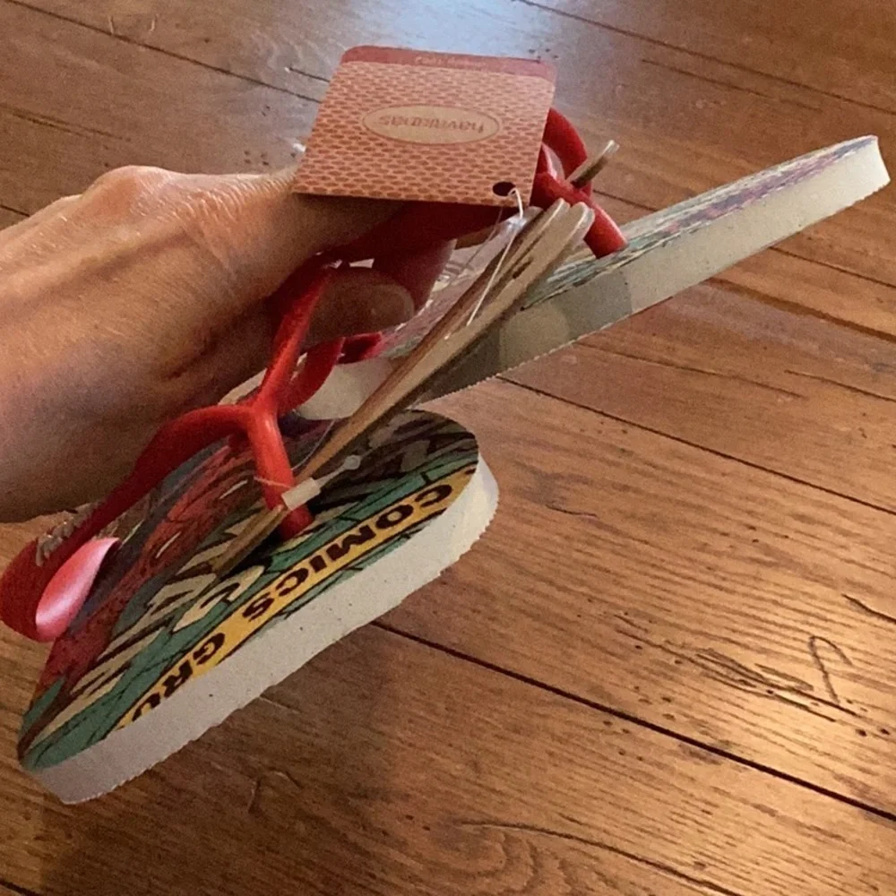 Havaianas Red Spider-Man Flip Flops Sandals. ❗️NEW❗️